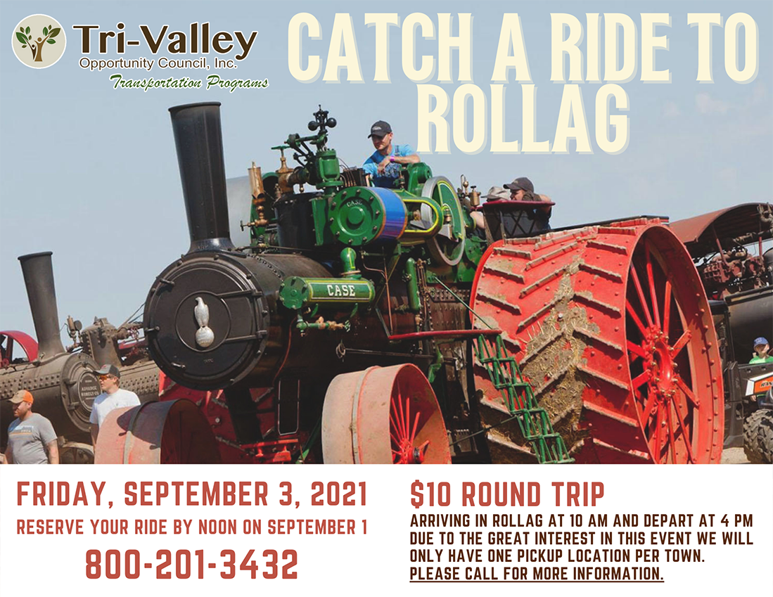 Catch T.H.E. Bus to the Western Minnesota Steam Threshers Reunion on
